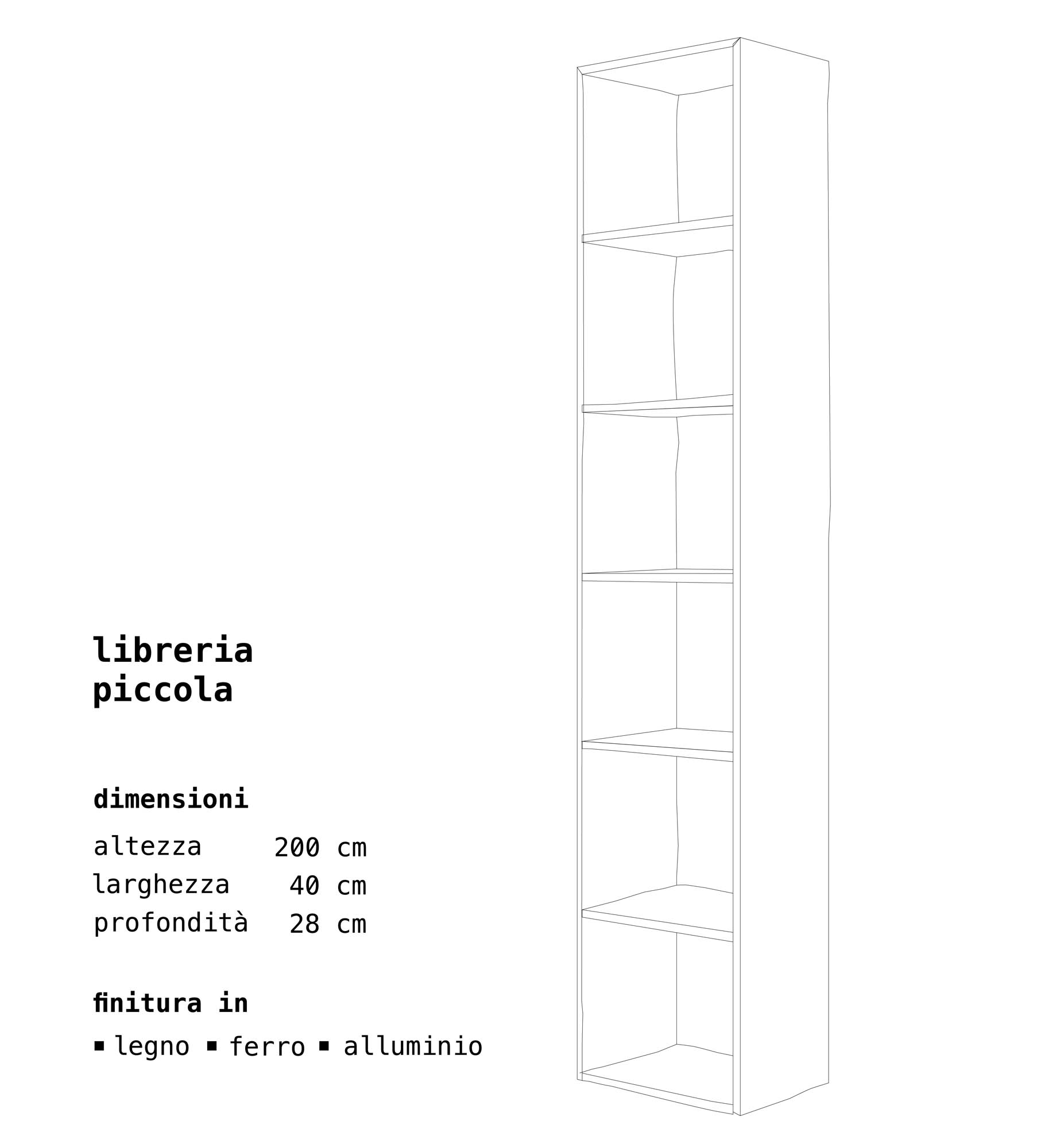 Libreria piccola - Algranti Lab